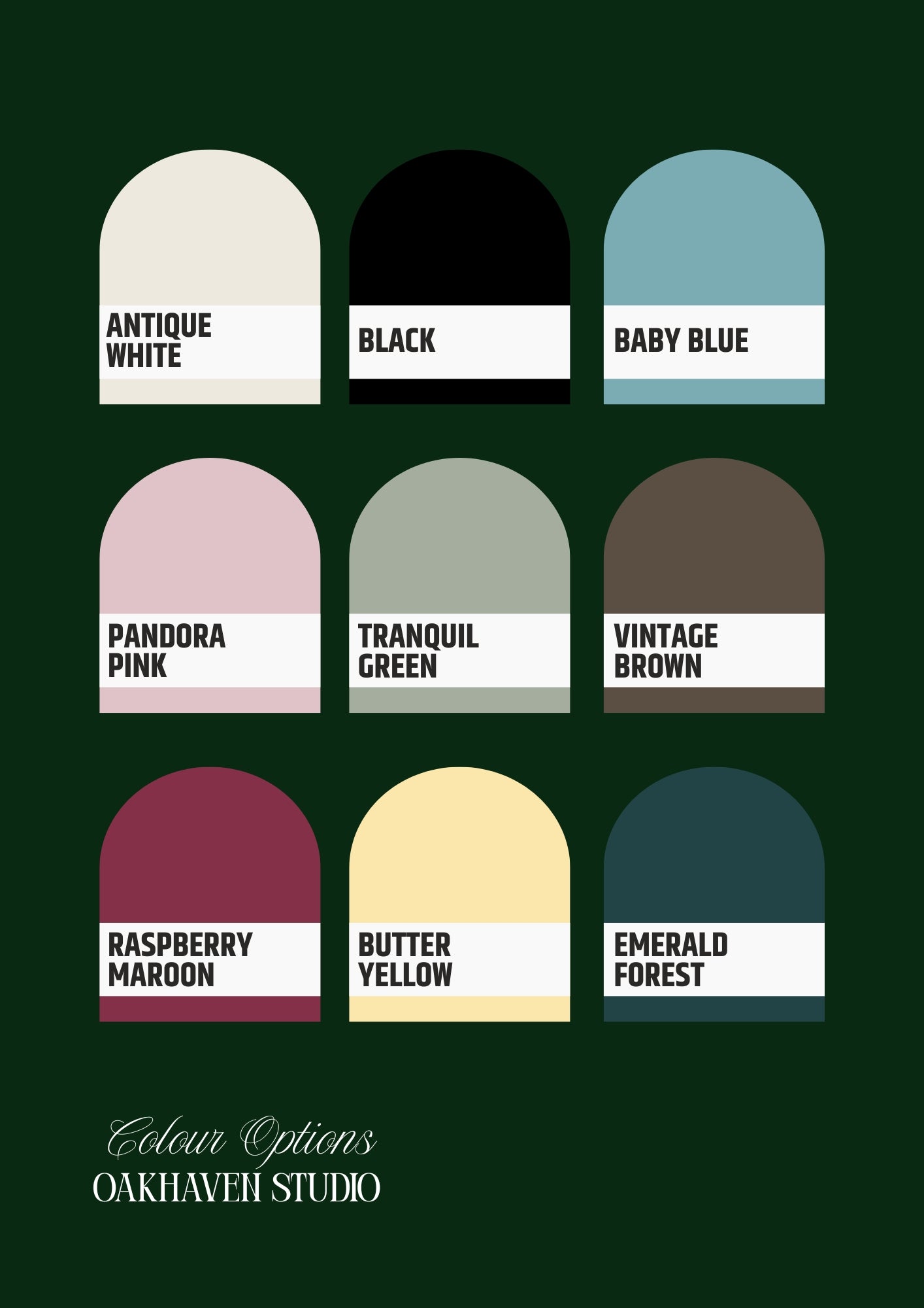Asymmetrical Seating Chart