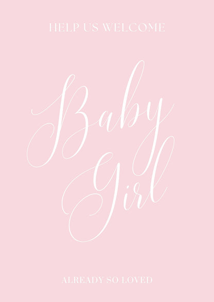 Already So Loved Baby Shower Sign