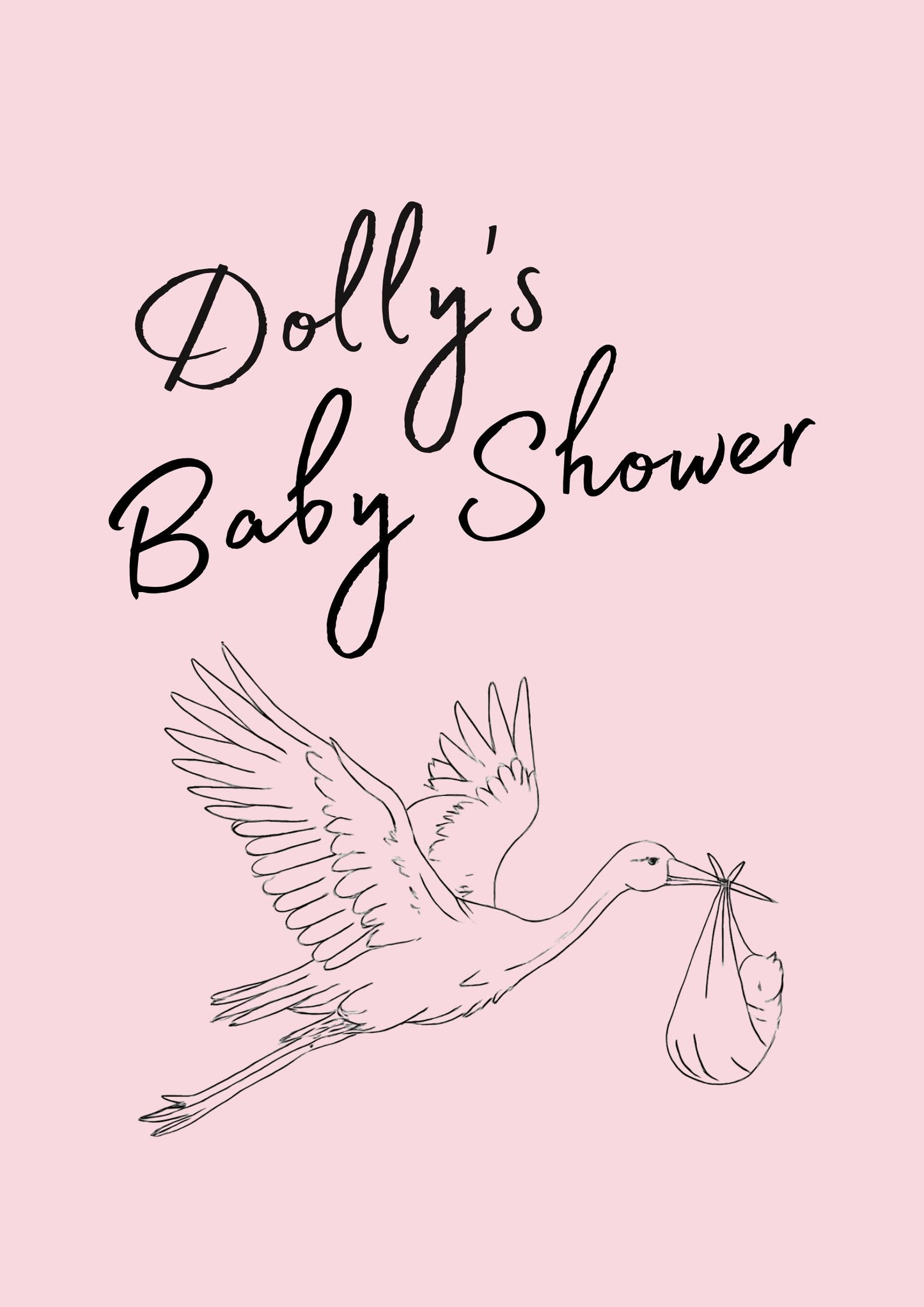 Special Delivery Baby Shower Sign