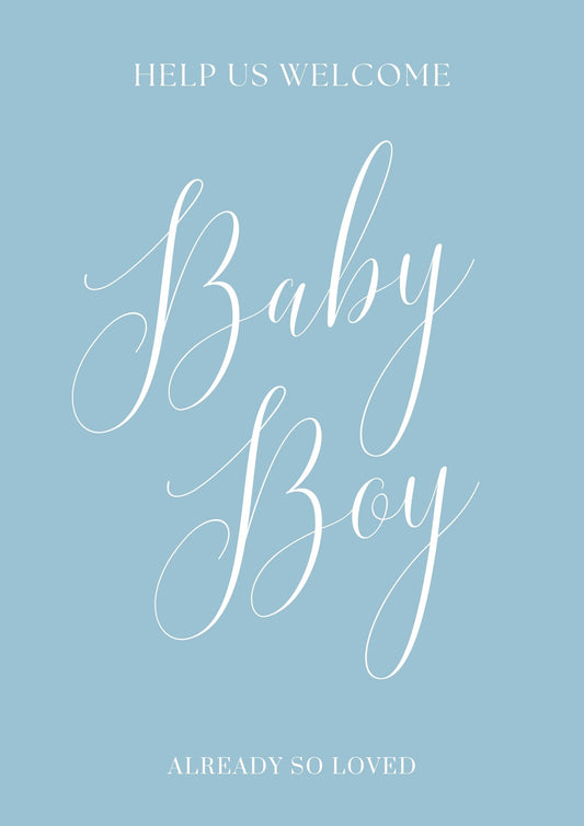 Already So Loved Baby Shower Sign